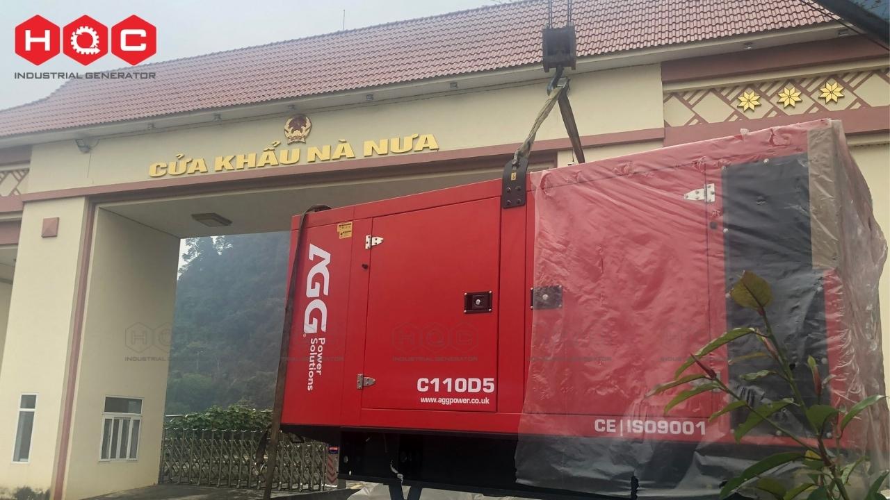 Cung cấp và lắp đặt máy phát điện Cummins 100 kVA cho cửa khẩu Nà Nưa, Lạng Sơn.