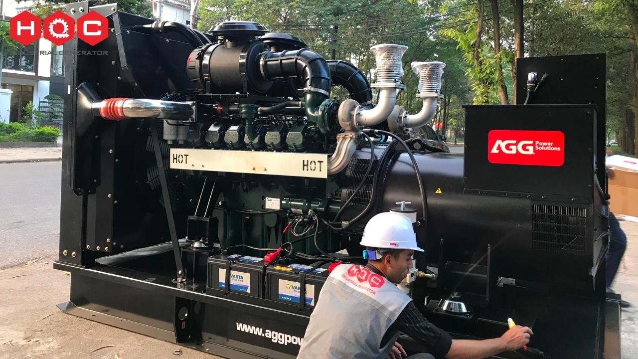 Máy phát điện Doosan 750 kVA cho chung cư Housinco - Nguyễn Xiển, Hà Nội