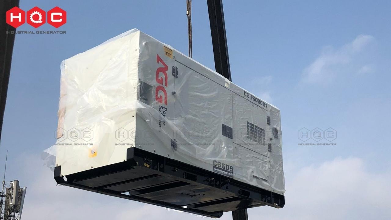 Máy phát điện Cummins Trung Quốc 60 kVA cho tòa nhà 6 tầng tại Nam Định