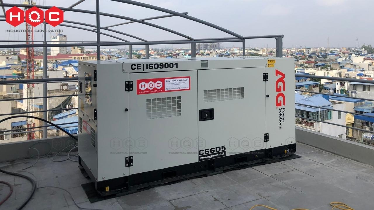 Máy phát điện Cummins Trung Quốc 60 kVA cho tòa nhà 6 tầng tại Nam Định