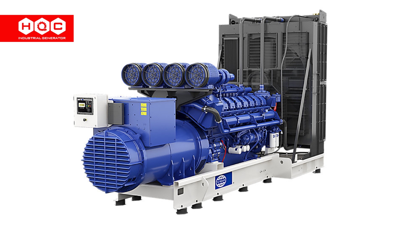 Máy phát điện công nghiệp của FG Wilson - thương hiệu của Anh Quốc được sử dụng khá phổ biến tại thị trường châu Âu.