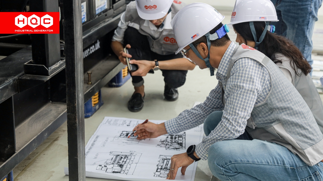 Tính chọn công suất phù hợp là bước đầu tiên để tối ưu chi phí khi mua máy phát điện công nghiệp.