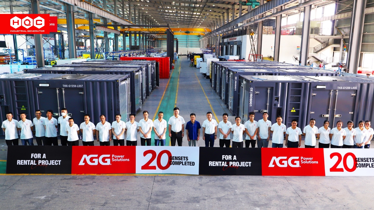 Máy phát điện Isuzu do AGG Power Solutions lắp ráp theo tiêu chuẩn của Isuzu và đáp ứng tiêu chuẩn châu Âu - CE Certification